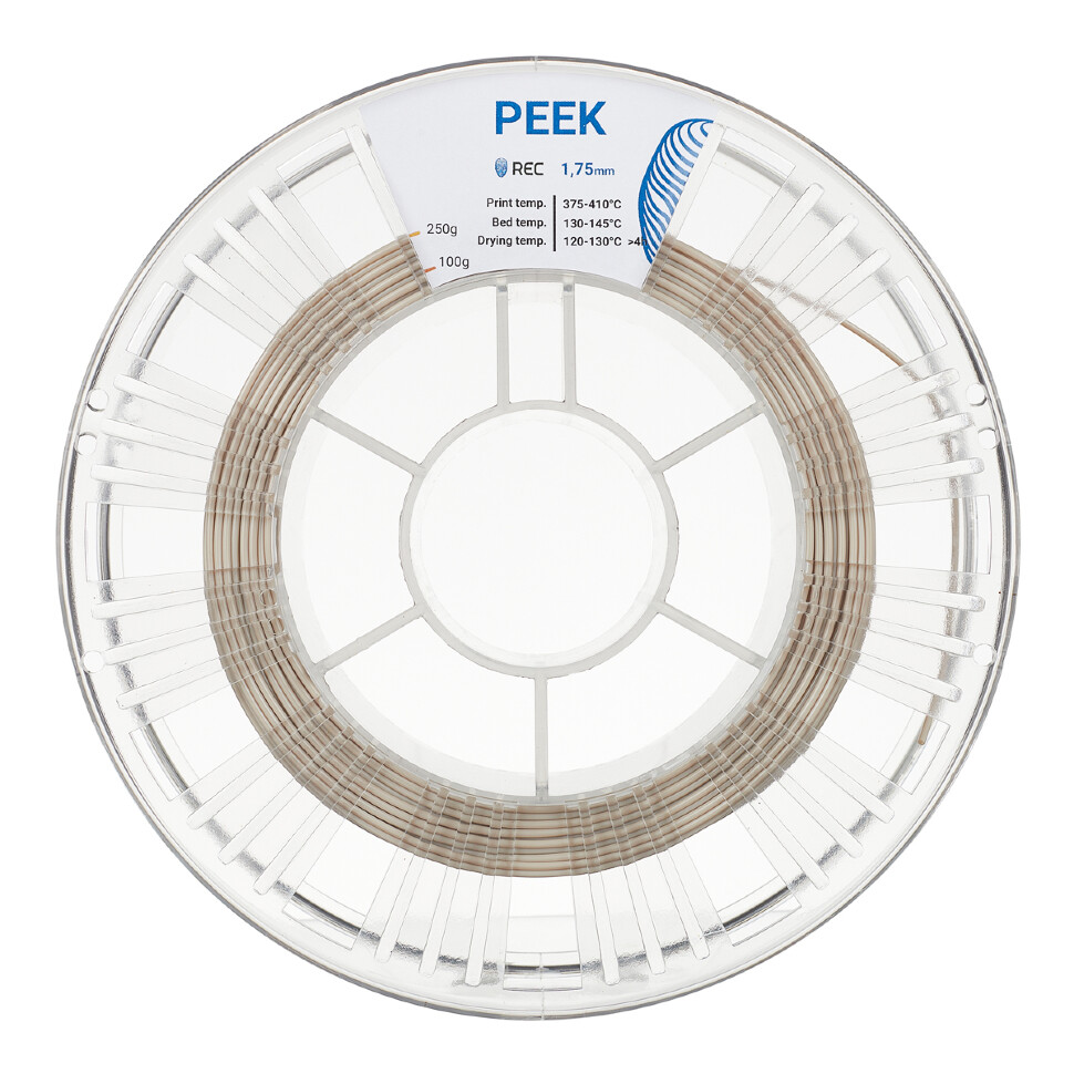 PEEK пластик REC 1.75мм натуральный 250г