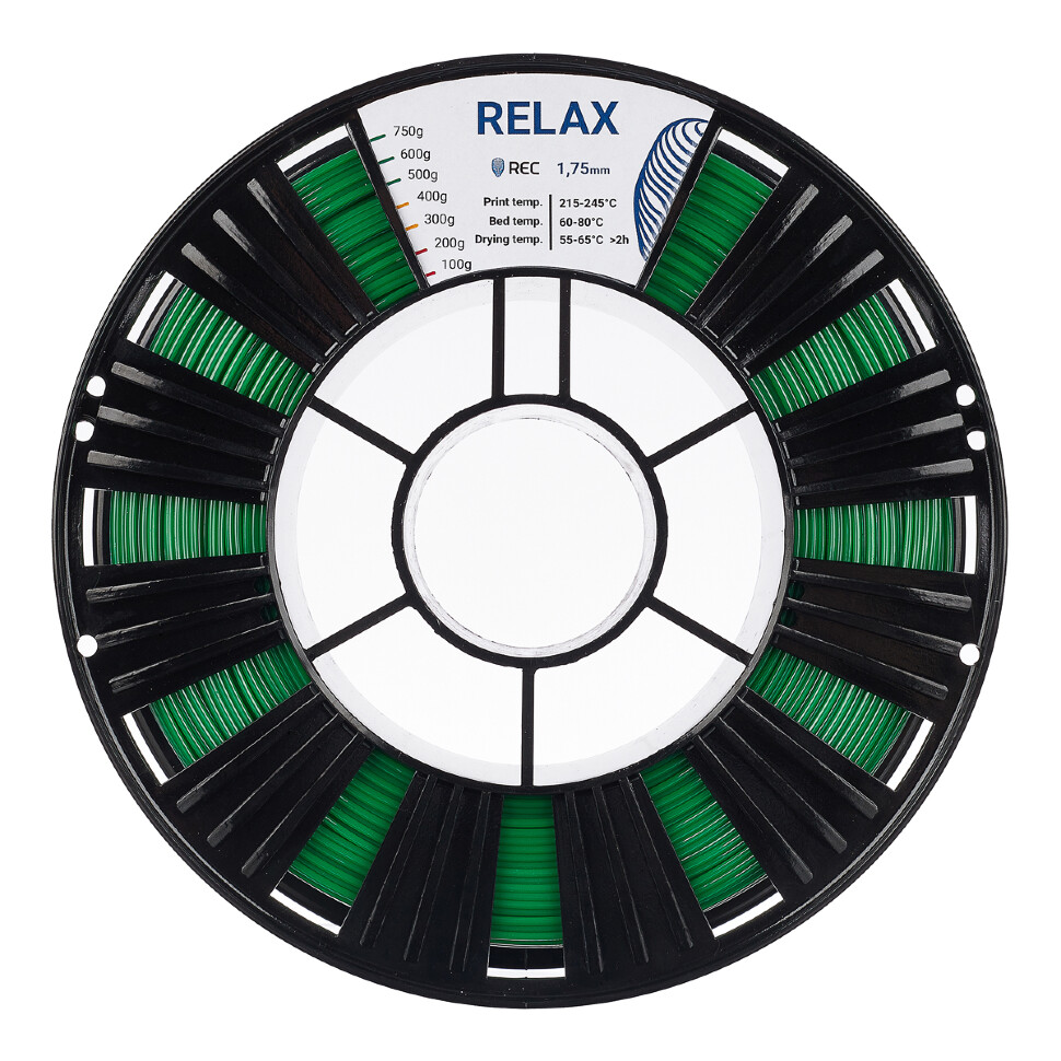 RELAX пластик REC 1.75мм зеленый