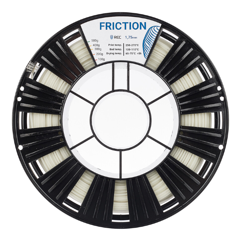 FRICTION пластик REC 1.75мм натуральный 500г