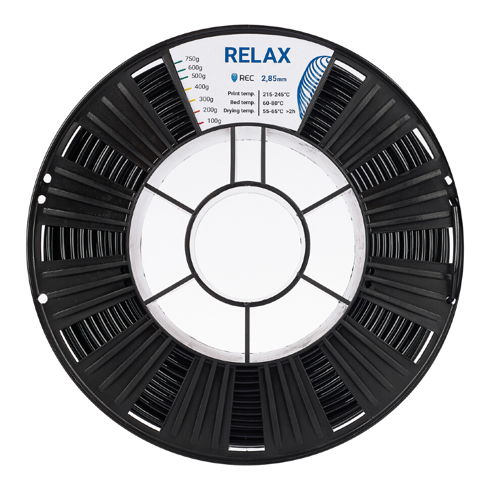 RELAX пластик REC 2.85мм чёрный