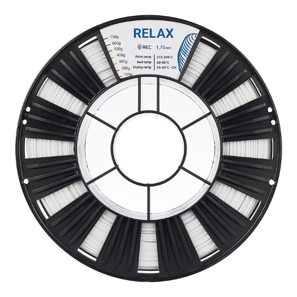 RELAX пластик REC 1.75мм белый