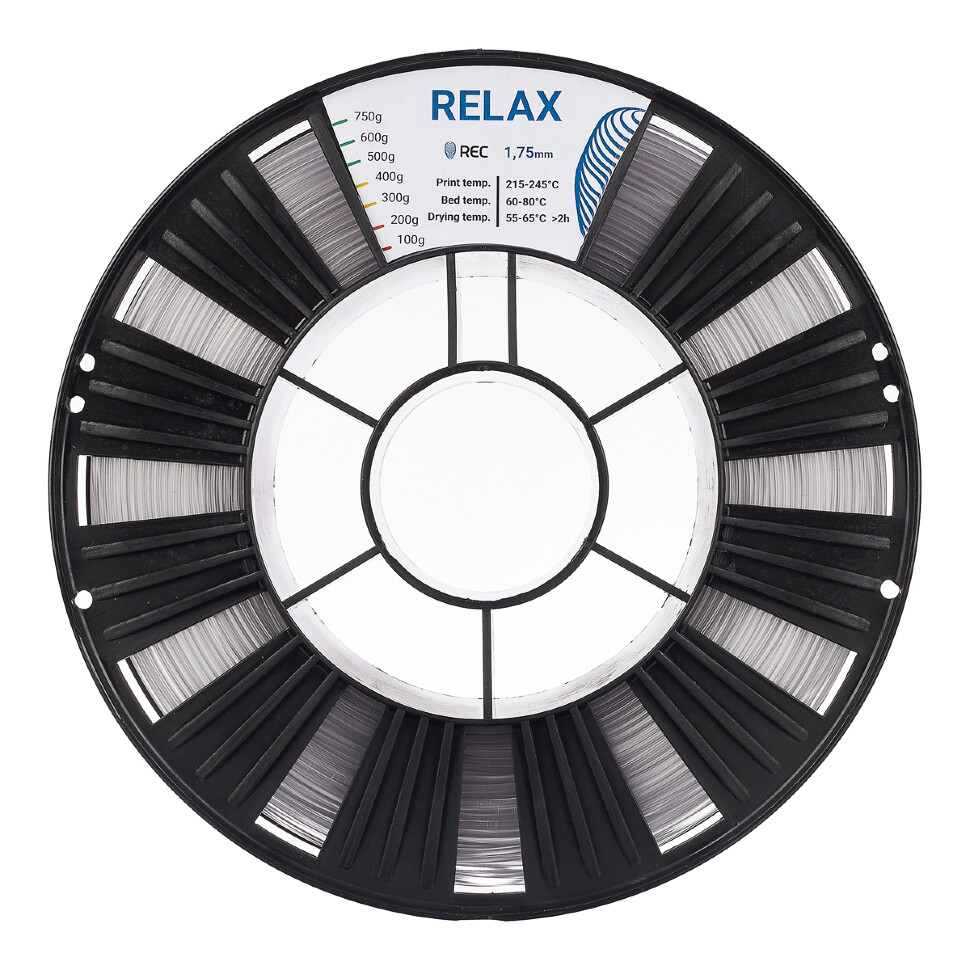 RELAX пластик REC 1.75мм прозрачный