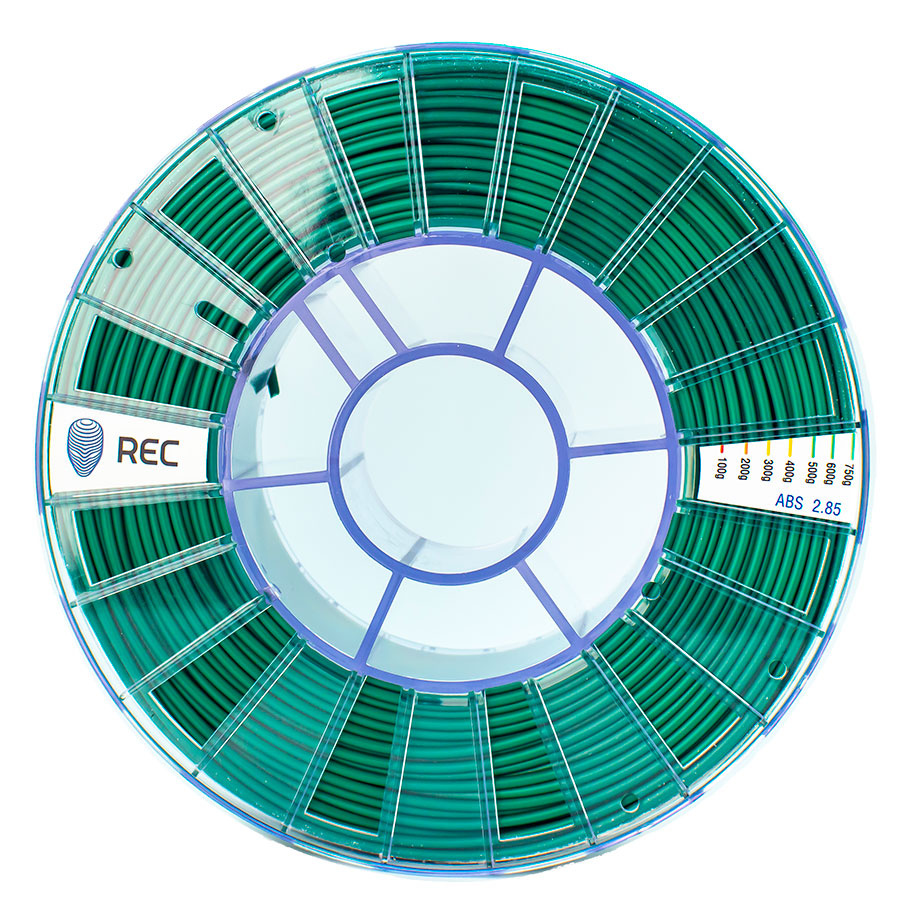 ABS пластик REC 2.85мм зелёный