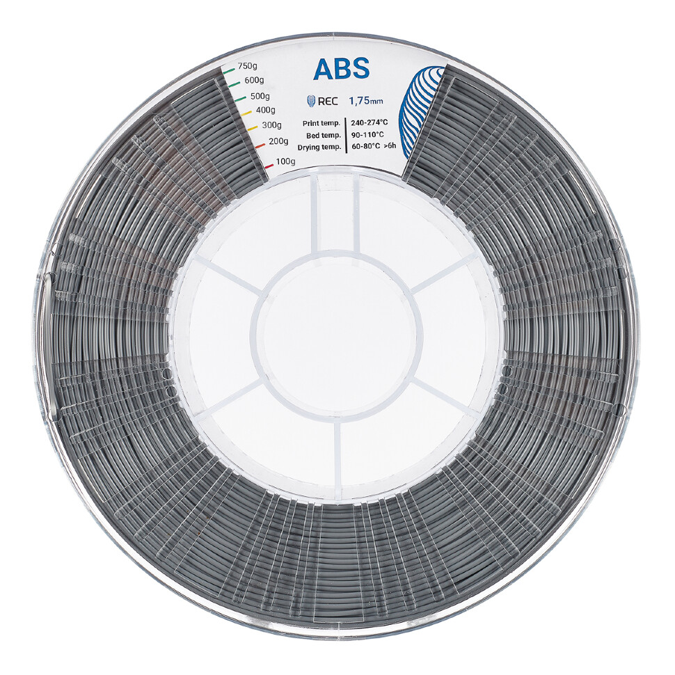 ABS пластик REC 1.75мм серый