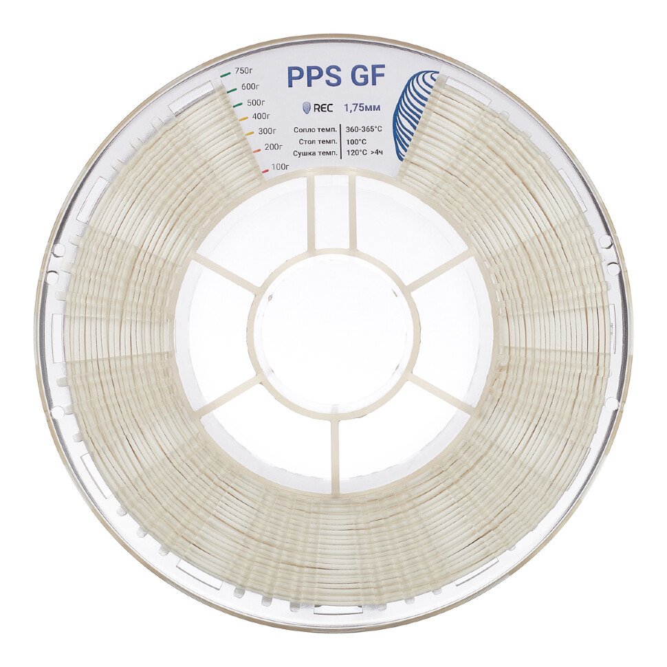 PPS GF пластик REC 1.75мм натуральный