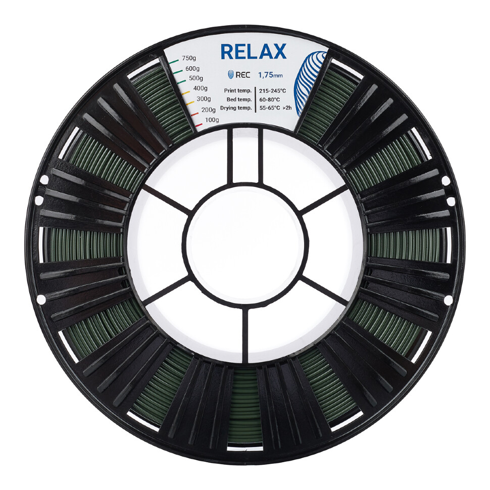 RELAX пластик REC 1.75мм хаки