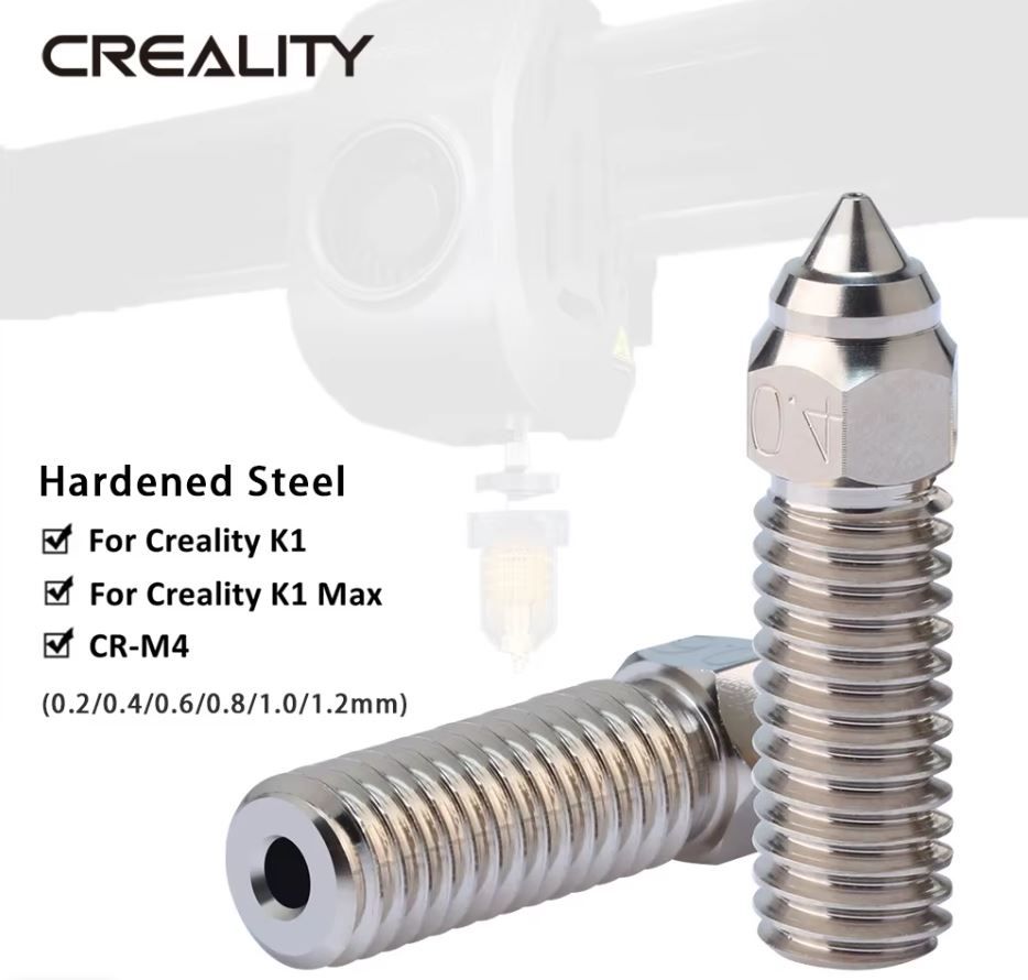 Creality K1/K1 max/Ender 3 v3 ke Закаленное сопло покрытое медью для 3D принтера