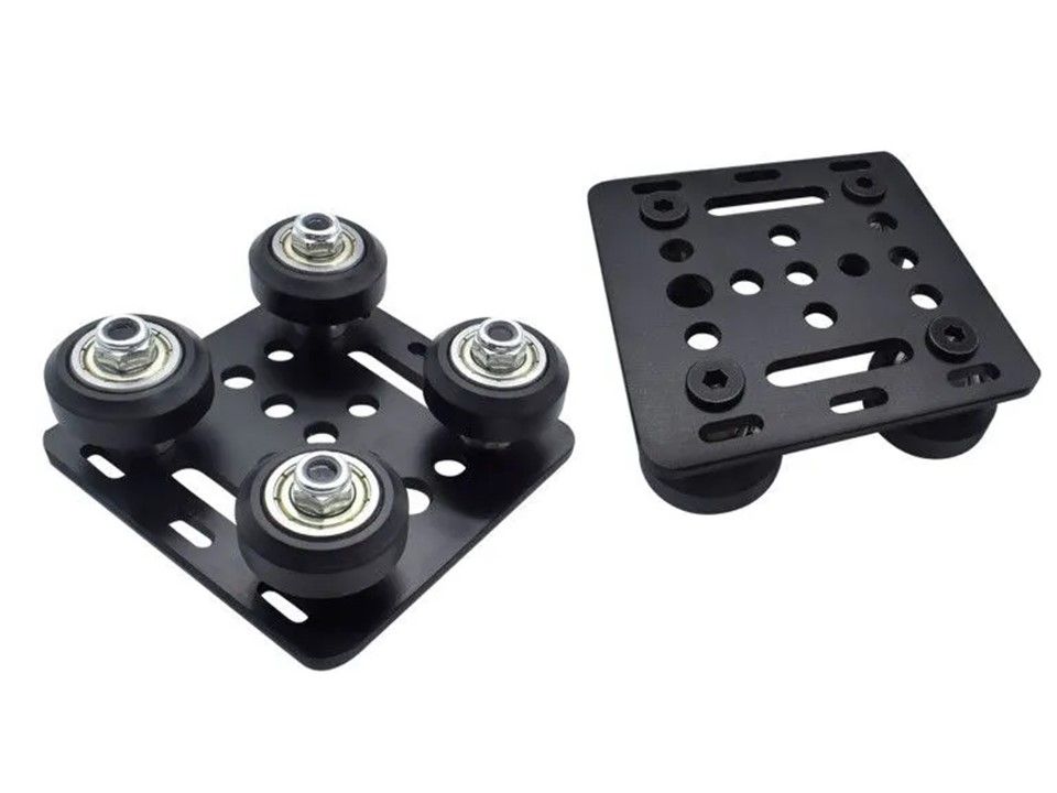 Каретка с 4-мя роликами под профиль серии 2020 V-паз ЧПУ